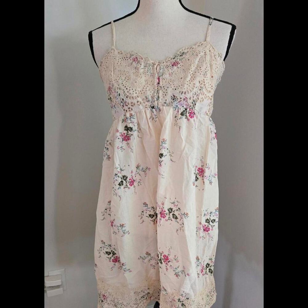The Prairie womens Beige romantic strappy sleeveless summer cottage M